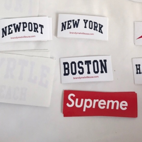 100 brandy melville stickers+5 supreme - Picture 4 of 4